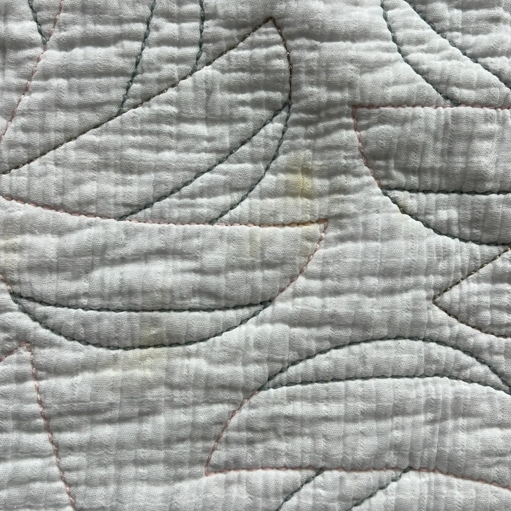 West Elm x Pottery Barn Deco Palm Crib Quilt